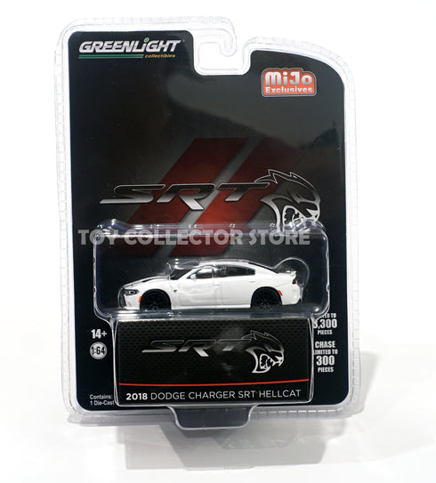 Greenlight Mijo Exclusive 2018 Dodge Charger SRT Hellcat White